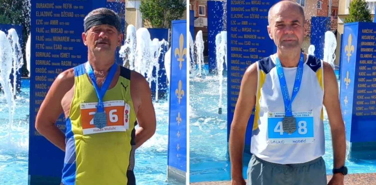 Cazinski veterani zablistali na maratonu