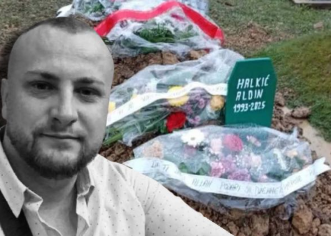 U Cazinu klanjana dženaza Aldinu Halkiću: Bolan rastanak od mladića koji je prerano otišao